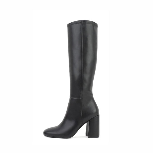 Kyndra - Black Knee High Boot